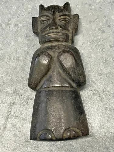 Chinese Hongshan Culture Jade Ancestral Deity Figure