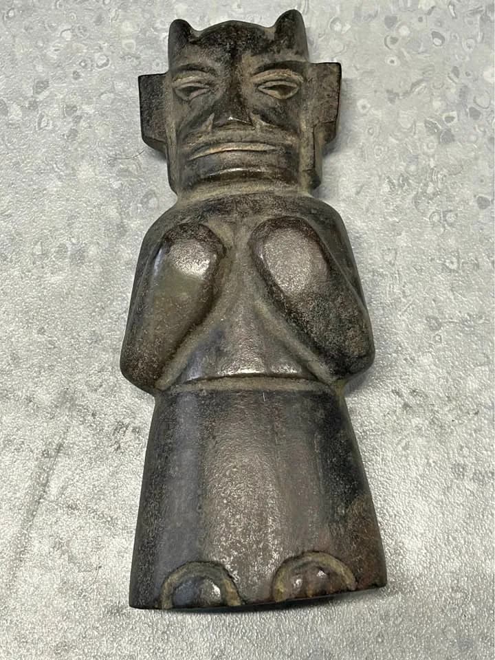 Chinese Hongshan Culture Jade Ancestral Deity Figure