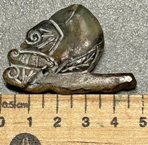 Antique Jade Longevity Peach Pendant